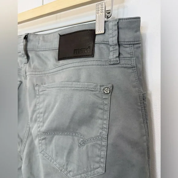 Mavi Zach Straight Leg Pant Men’s Size 33x34  Gray Casual Stretch - Picture 6 of 12